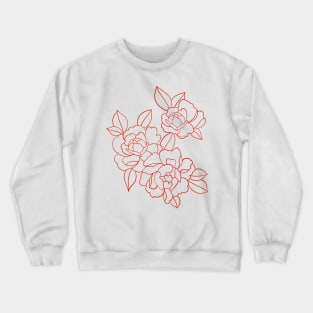 Peonies red Crewneck Sweatshirt